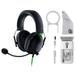 Razer BlackShark V2 X Wired 7.1 Surround Sound Gaming Headset Black With Cleaning Kit Bolt Axtion Bundle Used