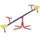 Outsunny Kids 360 Degree Rotating Metal Seesaw Swivel Teeter Totter Children's Playground Equipment for Garden Outdoor Indoor Swing, 2 Seats