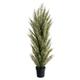 Blooming Artificial - Faux Conifer Tree for Garden, Home, and Office, Potted Artificial Evergreen Tree with Year Round Decorative Plastic Foliage, UV and Water Resistant (Green) (150cm/ 5ft)
