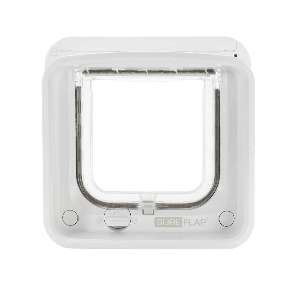 SureFlap Microchip Cat Flap Connect White Cat Flap