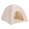 Fleecy Sheepskin Cat Den 43.5x43.5x40cm (LxWxH)