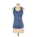 Nike Active Tank Top: Blue Activewear - Women's Size Small