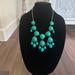 J. Crew Jewelry | J.Crew Statement Necklace | Color: Gold/Green | Size: Os