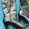 Coach Shoes | Coach High Leather Boot | Color: Black | Size: 8.5