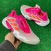 Adidas Shoes | Adidas Barricade Low Womens Tennis Shoes Pink White Hr2036 New Multi Sz | Color: Pink/White | Size: 9.5