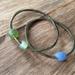 Anthropologie Jewelry | Anthropologie Metal Bracelet Set | Color: Blue/Green | Size: Os