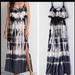 American Eagle Outfitters Dresses | American Eagle Boho Black And White Tie Dye Maxi Dress Size Small | Color: Black/White | Size: S