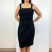 Michael Kors Dresses | Michael Kors Size 6 Wool Sheath Knee Length Dress Black Italy | Color: Black | Size: 6