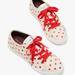 Kate Spade Shoes | Kate Spade New York Red Heart Print Low Top Sneakers - Size 8.5 | Color: Cream/Red | Size: 8.5