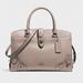 Coach Bags | Limited Edition Coach 12030 Mercer Satchel 30 With Tea Rose And Tooling | Color: Cream/Tan | Size: Os