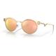 Oakley OO6046 Deadbolt Sunglasses - Men's Satin Light Gold Frame Prizm Rose Gold Lens 50 OO6046-604606-50