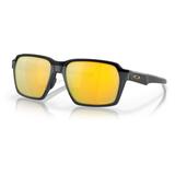 Oakley OO4143 Parlay Sunglasses - Men's Carbon Frame Prizm 24K Polarized Lens 58 OO4143-414313-58