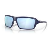 Oakley OO9129 Cables Sunglasses - Men's Matte Navy Frame Prizm Deep Water Polarized Lens 63 OO9129-912913-63
