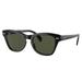 Ray-Ban RB0707SF Sunglasses Black Frame Green Lens Asian Fit 53 RB0707SF-901-31-53