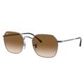 Ray-Ban RB3694 Jim Sunglasses Gunmetal Frame Clear Gradient Brown Lens 55 RB3694-004-51-55