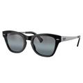 Ray-Ban RB0707SM Sunglasses Black Frame Blue Vintage Lens 53 RB0707SM-901-G6-53