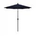 California Umbrella 7.5' Pacific Trail Series Patio Umbrella With Stone Black Aluminum Pole Aluminum Ribs Push Button Tilt Crank Lift With Olefin Navy Fabric - California Umbrella GSPT758302-F09