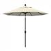 California Umbrella 9' Pacific Trail Series Patio Umbrella With Stone Black Aluminum Pole Aluminum Ribs Push Button Tilt Crank Lift With Olefin Beige Fabric - California Umbrella GSPT908302-F22