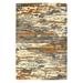 Abstract Glencoe Orange Hand-tufted Wool Blend Area Rug 8'x10' - Amer Rug ABS30810