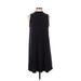 Annalee + Hope Casual Dress - Shift Mock Sleeveless: Black Print Dresses - Women's Size Small