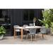 Amazonia Phairer FSC Certified Wood Outdoor Patio Dining Set