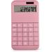EooCoo Basic Standard Calculator 12 Digit Desktop Calculator with Large LCD Display for Office School Home & Business Use Modern Design - Pink