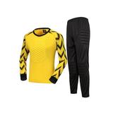 iiniim Boy s Football Soccer Goalie Outfit Goalkeeper Foam Padded Jersey with Long Pants Goalie Uniform