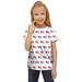 American Flags Kids Toddler Children Unisex Spring Summer Active Fashion Daily Daily Indoor Outdoor Print Short Sleeve American Tshirt Clothing 4Th Of July Tops Shirt White 160