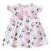 ZHAGHMIN Baby Girl Dresses 18-24 Months Toddler Girls Sleeveless dress Dot Strawberry Prints Dress Princess Dress Clothes Long Sleeve Dress Girls Size 10 Tulle Long Bridesmaid Dress Flower Lace F