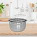 iH casadécor IH Casa Decor Stainless Steel German Mixing Bowl 6.75" - Set Of 2 Stainless Steel in Gray | 10 W in | Wayfair NOV-5108-S(2)