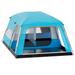 MoNiBloom 174x128" Portable Camping Hiking Tent 8 People Family Backpacking Instant Cabin Fiberglass | 87 H x 128 W x 174 D in | Wayfair