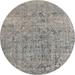 Gray 84 x 0.25 in Area Rug - Alcott Hill® Corteney Oriental Area Rug Chenille/Polypropylene | 84 W x 0.25 D in | Wayfair