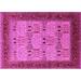 Ahgly Company Indoor Rectangle Oriental Pink Industrial Area Rugs 5 x 8