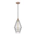 Innovations Lighting 616-1P-18-8 Cascade Pendant Cascade 8 Wide Mini Pendant - Copper