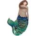 Metal and Capiz Shell Mermaid Night Light