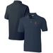 Men's Cutter & Buck Navy Los Angeles Angels Big Tall Advantage Tri-Blend Pique Polo