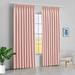 Amay Blackout Double Pinch Pleated Curtains Panel Blush Solid 100 Inch Wide by 95 Inch Long- 1Panel