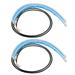 NUOLUX 2Pcs 30CM Dual Color LED Headlight Strip Tube Waterproof Daytime Running Light