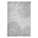 Gray/White Rectangle 4'7" x 6'3" Area Rug - East Urban Home Rectangle Deborh Machine Made Machine Woven Polyester Area Rug in White/Gray Polyester | Wayfair