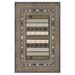 Blue/Gray 71 x 47 x 0.31 in Area Rug - East Urban Home Angarano Machine Woven Rectangle 3'11" x 5'11" Area Rug in Gray/Bronze/Beige | Wayfair