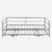 Hokku Designs Winside Twin Platform Bed Metal in Gray | 27.8 H x 81.5 W x 78 D in | Wayfair 76335690F596482DAAB7D1D3EA24D44E