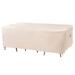 2023 F&J Outdoors Patio Rectangular Table Cover w/ 3 Year Warranty in Brown | 27.5 H x 86 W x 44 D in | Wayfair FJ-US-WFG-M02