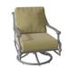 Woodard Delphi Outdoor Rocking Chair in Gray/Brown | 33.5 H x 27.25 W x 31 D in | Wayfair 850677-72-05A