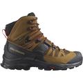 Salomon Quest 4 GTX Hiking Boots Leather/Synthetic Men's, Rubber/Black/Fiery Red SKU - 768273