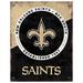 New Orleans Saints 13" x 20" Two-Tone Established Date Metal Sign