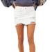 Free People Skirts | Free People Out Of Ordinary Denim Miniskirt In White | Color: White | Size: Various