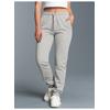 Sweathose TRIGEMA "TRIGEMA Sweathose", Damen, Gr. XXL, US-Größen, grau (grau, melange), 70% Baumwolle, 30% Polyester, sportlich, Hosen