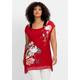 T-Shirt SHEEGO BY JOE BROWNS "Große Größen" Gr. 44/46, rot (rot bedruckt) Damen Shirts Jersey