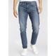 Straight-Jeans PEPE JEANS "Callen Crop" Gr. 30, Länge 30, blau (blue medium) Herren Jeans Straight Fit