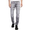 Straight-Jeans RUSTY NEAL "ODAR", Herren, Gr. 33, US-Größen, grau, 98% Baumwolle, 2% Elasthan, unifarben, casual, Jeans, Mit farblich abgesetzten Ziernähten